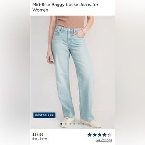 Size 10 light wash blue jeans